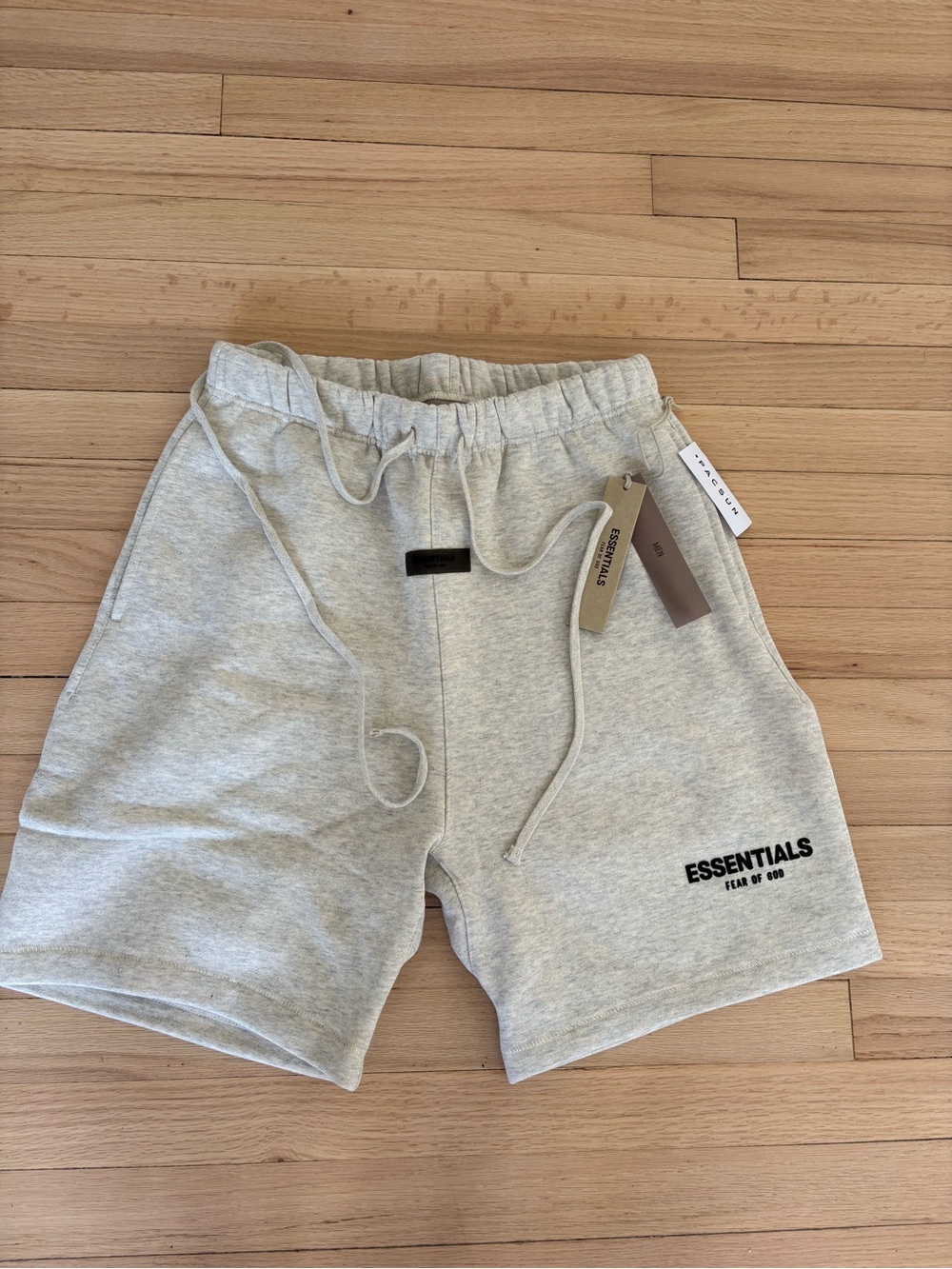 Essentials Men’s Light Grey Athletic Sweat Shorts